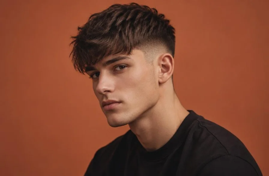 Fringe Undercut Low Fade