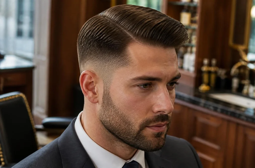 Low Fade Comb Over