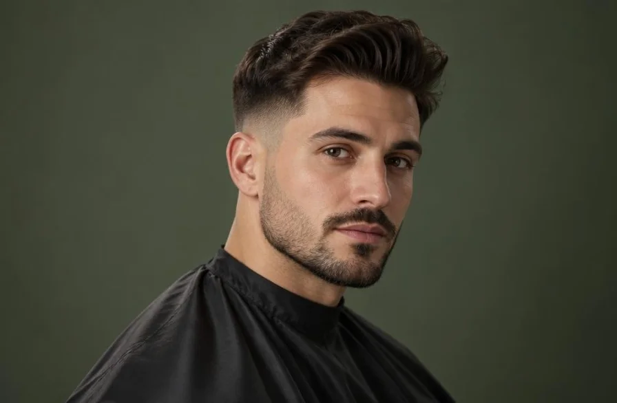 Low Fade for Oval Face