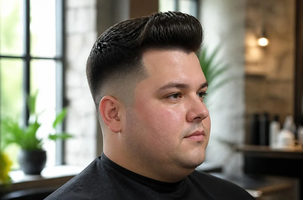 Low Fade for Round Face