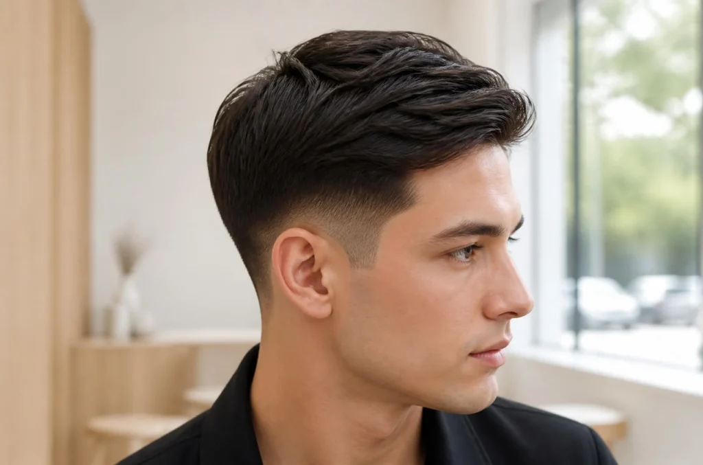 Low Fade for Straight Hair