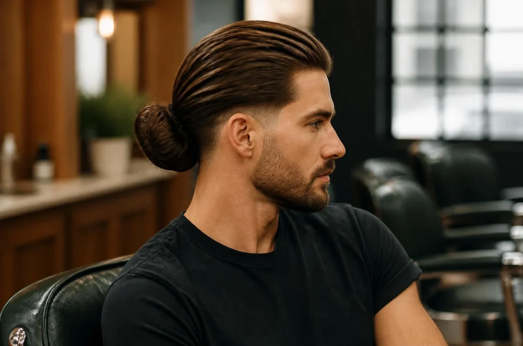 Low Fade with Long Hair