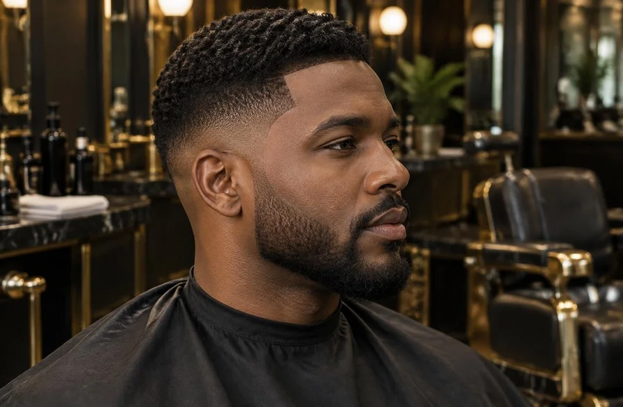 Mid Drop Fade