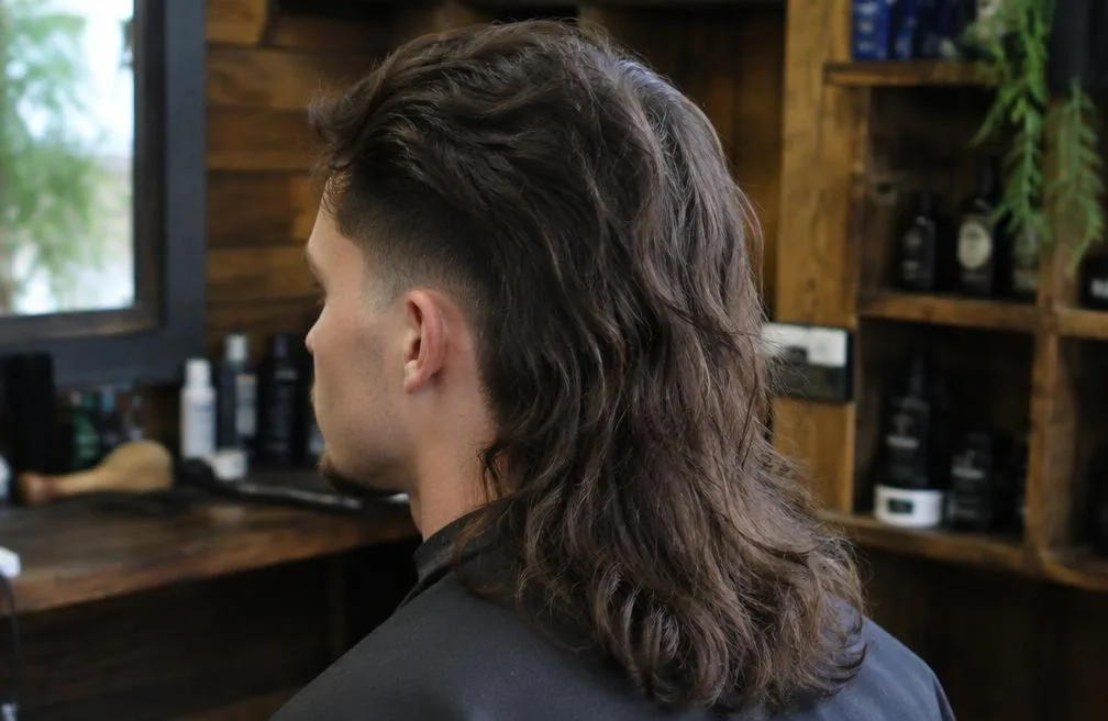 Long Mullet Low Taper Fade