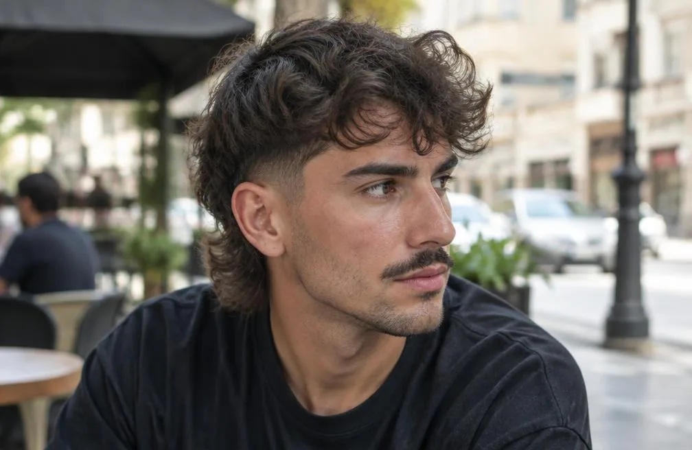 Wavy Mullet Low Taper Fade